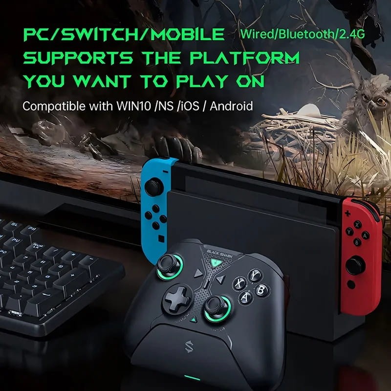 Mando Black Shark Dark Magician - conectividad multiplataforma