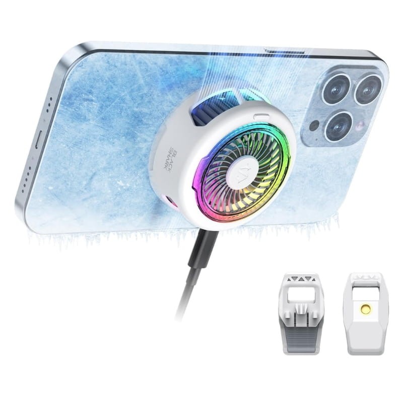 Black Shark FunCooler 5 Blanco - carga magnética