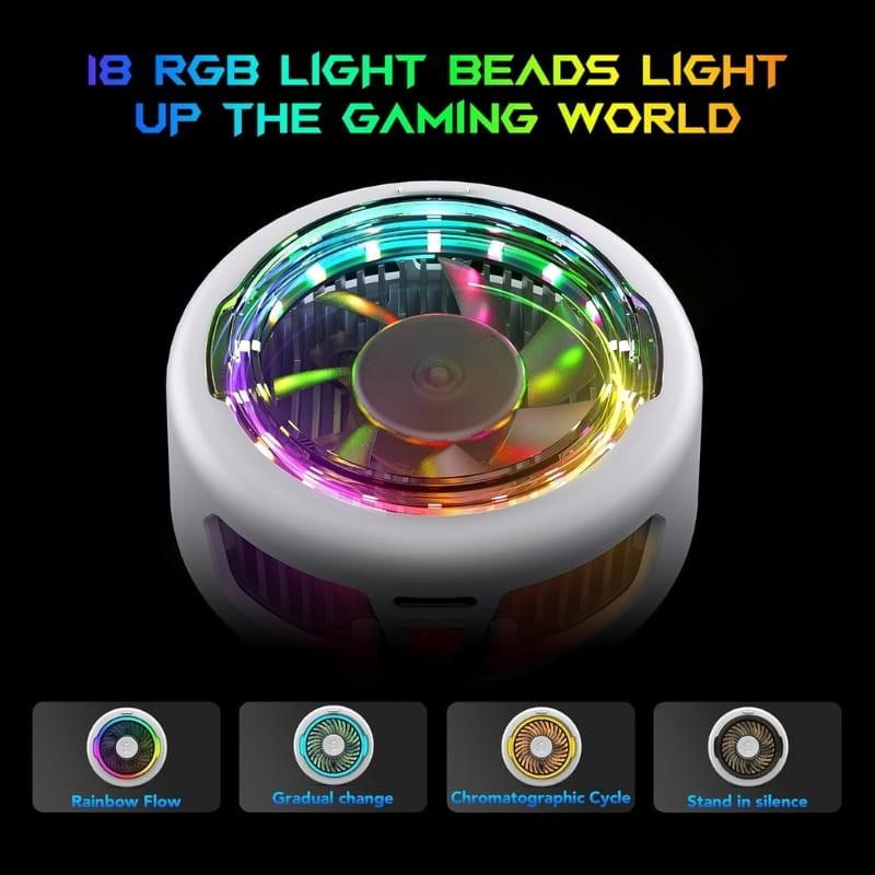 Black Shark FunCooler 5 Blanco - iluminación RGB