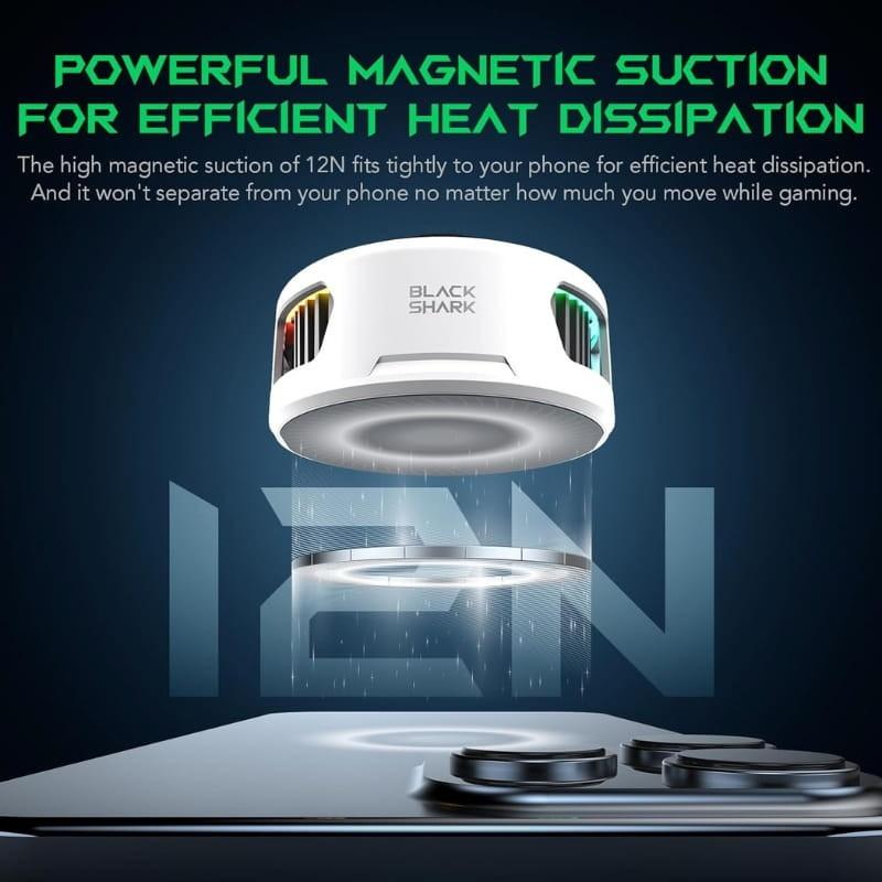 Black Shark FunCooler 5 Blanco - succión magnética