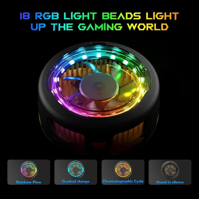 Black Shark FunCooler 5 Negro - iluminación RGB