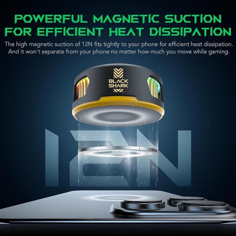 Black Shark FunCooler 5 Negro - succión magnética