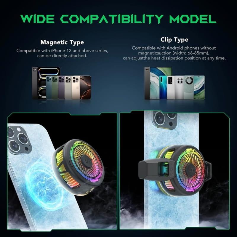 Black Shark FunCooler 5 Negro - amplia compatibilidad