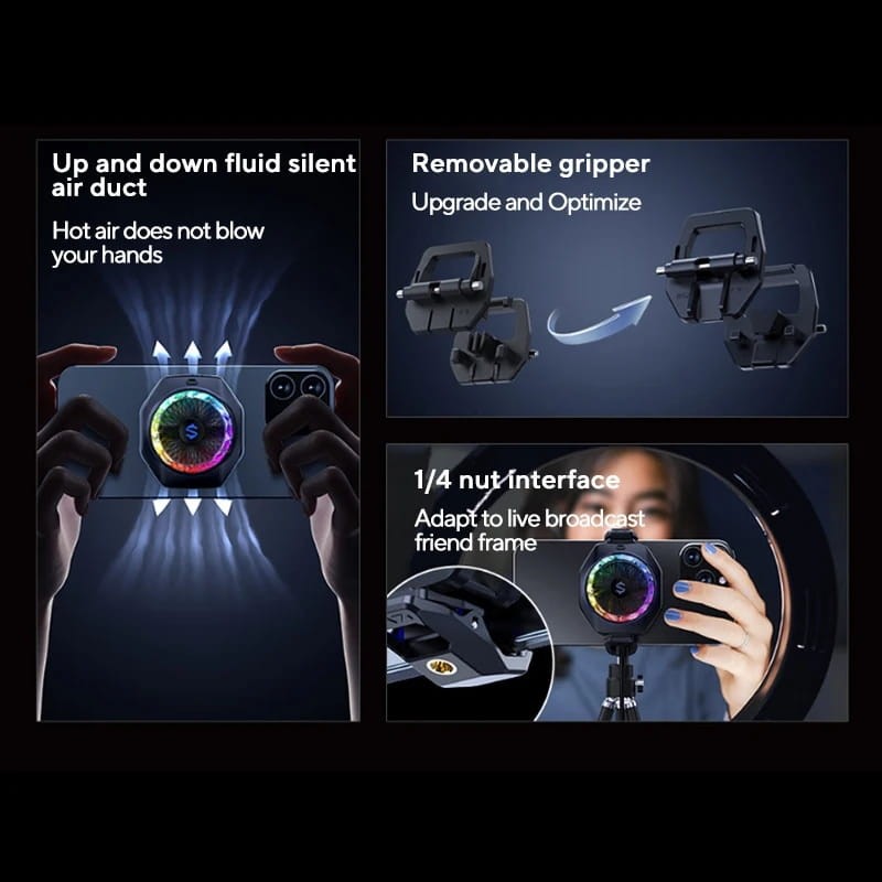 Black Shark FunCooler 5 Pro Negro - diseño adaptable