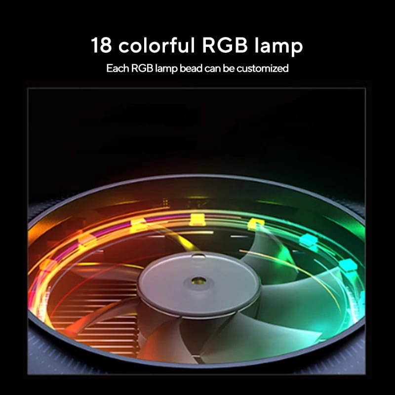 Black Shark FunCooler 5 Pro Negro - colores RGB