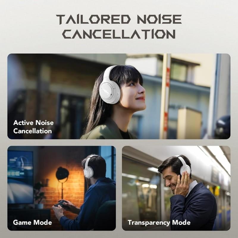 Black Shark Joybuds Max ANC Blanco - modos de cancelación