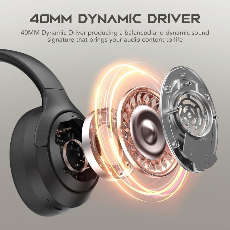 Black Shark Joybuds Max ANC Negro - drivers de 40 mm