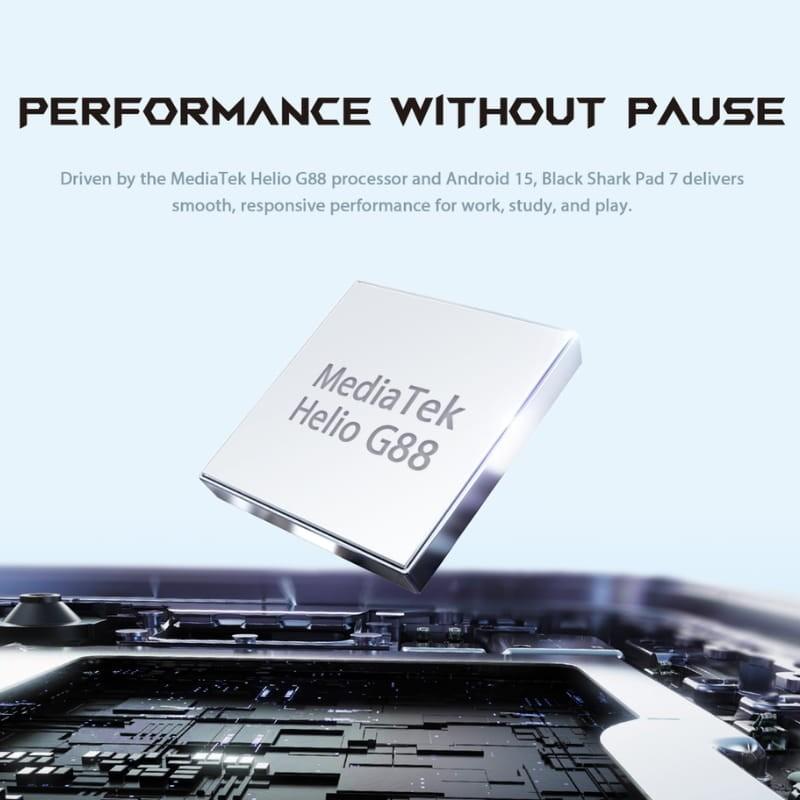 Black Shark Pad 7 11 Pouces 8Go/128Go 4G Bleu - processeur intégré