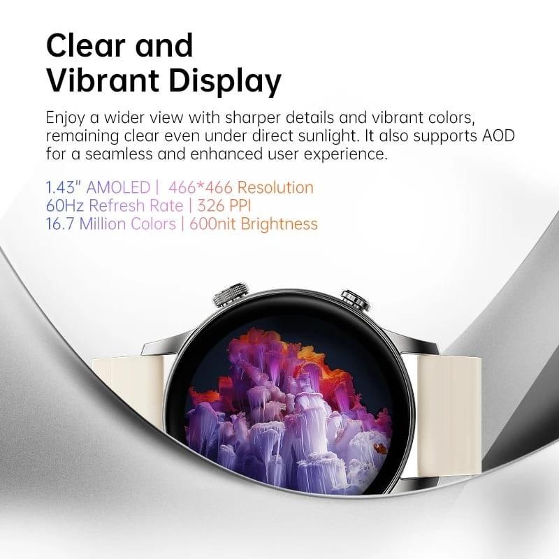 Black Shark S3 Negro - Reloj inteligente - pantalla AMOLED