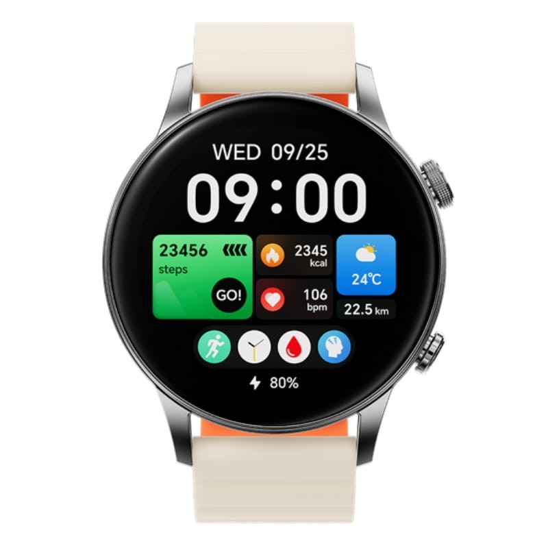 Black Shark S3 Prata - Relógio inteligente - vista frontal