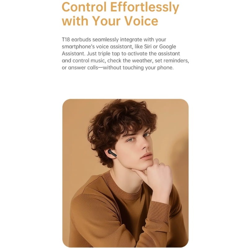 Black Shark T18 ANC - Auriculares Bluetooth - compatibilidad con asistente de voz