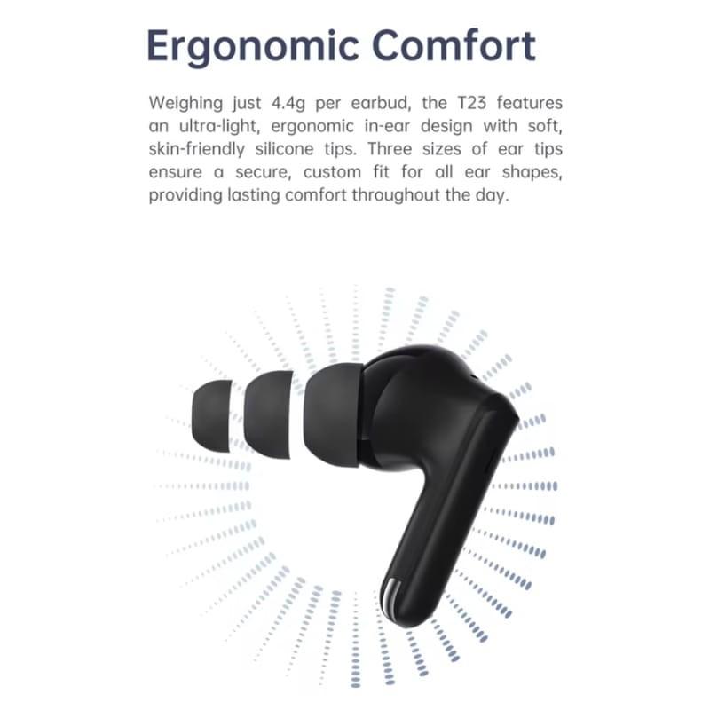 Black Shark T23 Branco - conceção ergonómica