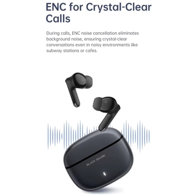 Black Shark T23 Branco - redução do ruído das chamadas