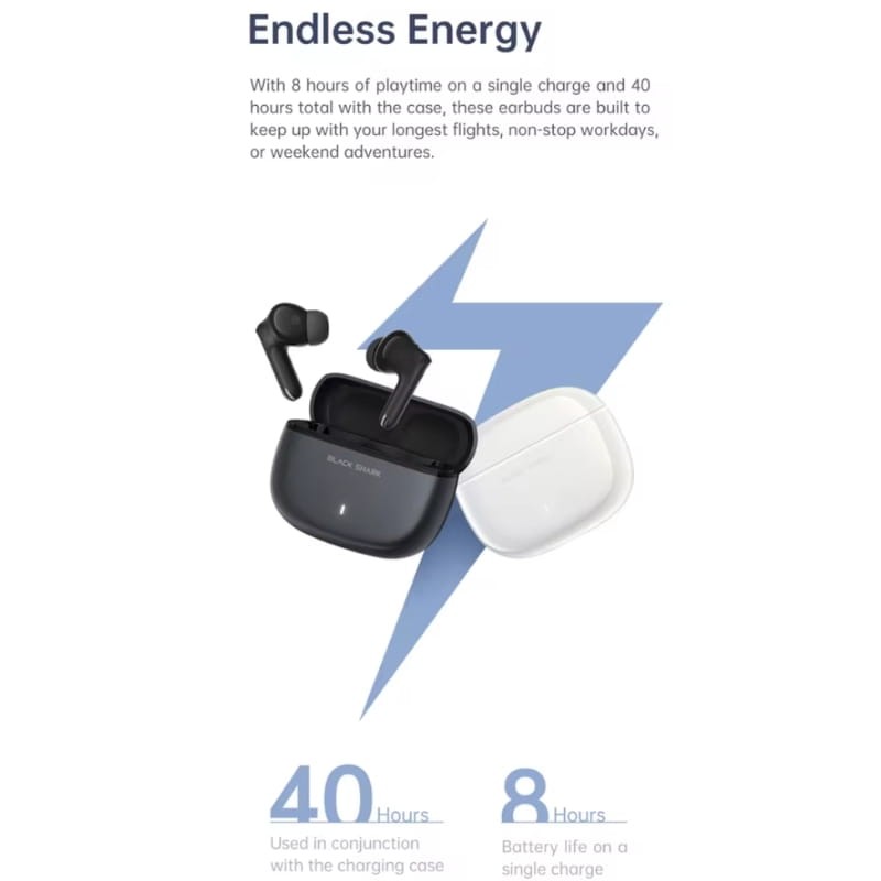 Black Shark T23 Branco - duração da bateria