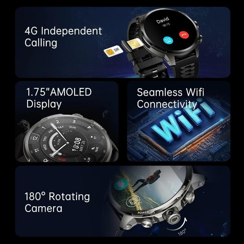 Black Shark Watch X Pro WiFi + 4G - Reloj Inteligente - funciones principales