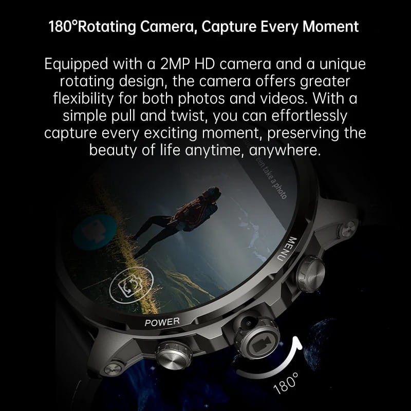 Black Shark Watch X Pro WiFi + 4G - Reloj Inteligente - cámara integrada