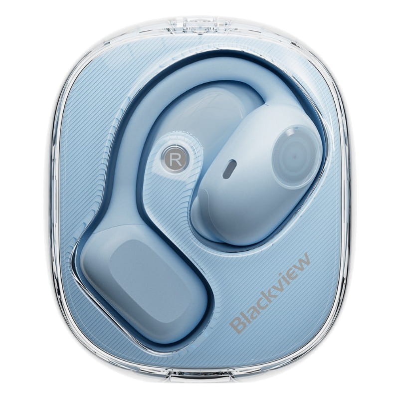 Blackview AirBuds 100 Azul - caixa transparente
