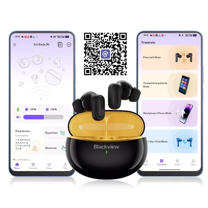 Blackview AirBuds 30 Preto - função de tradução