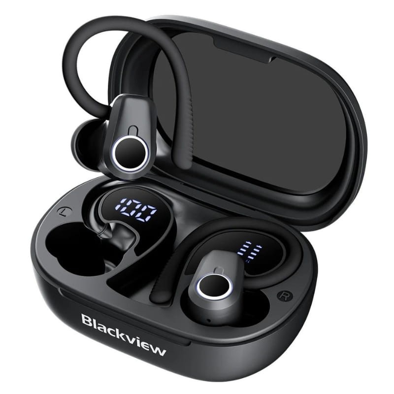 Blackview Airbuds 60 Preto - Auscultadores Bluetooth - Ecrã LCD na caixa