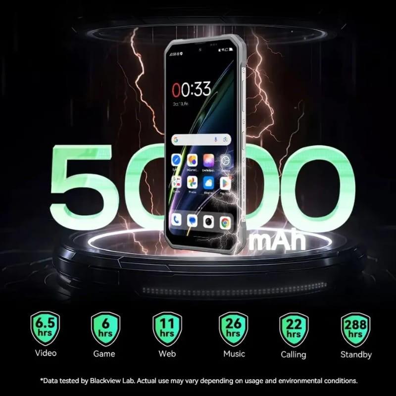 Blackview Fort 2 8GB/128GB Dual SIM Blanco - capacidad de la batería