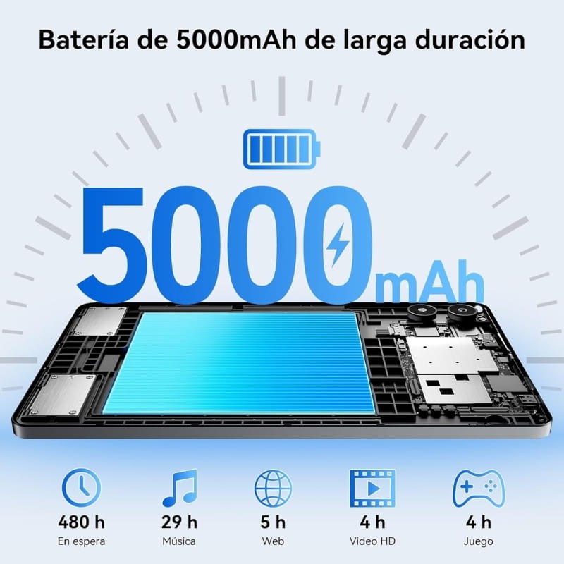 Blackview Link 2 8,68 4Go/128Go WiFi+4G Bleu - batterie