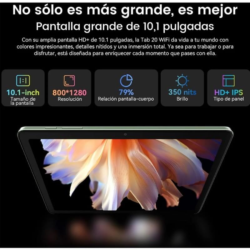 Blackview Tab 20 WiFi 10,1 Pouces 4Go/64Go Bleu - caractéristiques de l'affichage