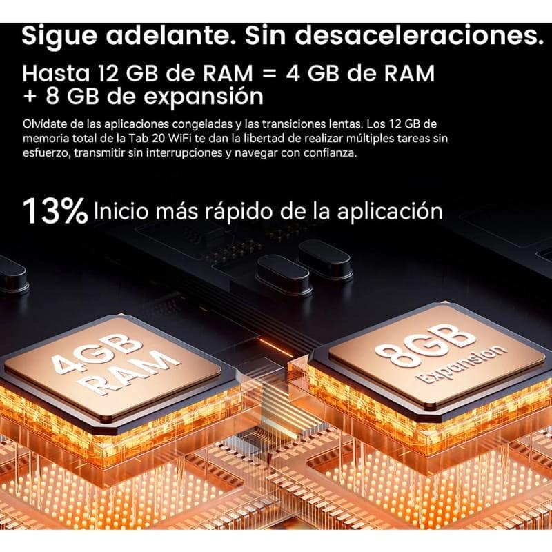 Blackview Tab 20 WiFi 10,1 Pouces 4Go/64Go Bleu - Capacité de la mémoire vive