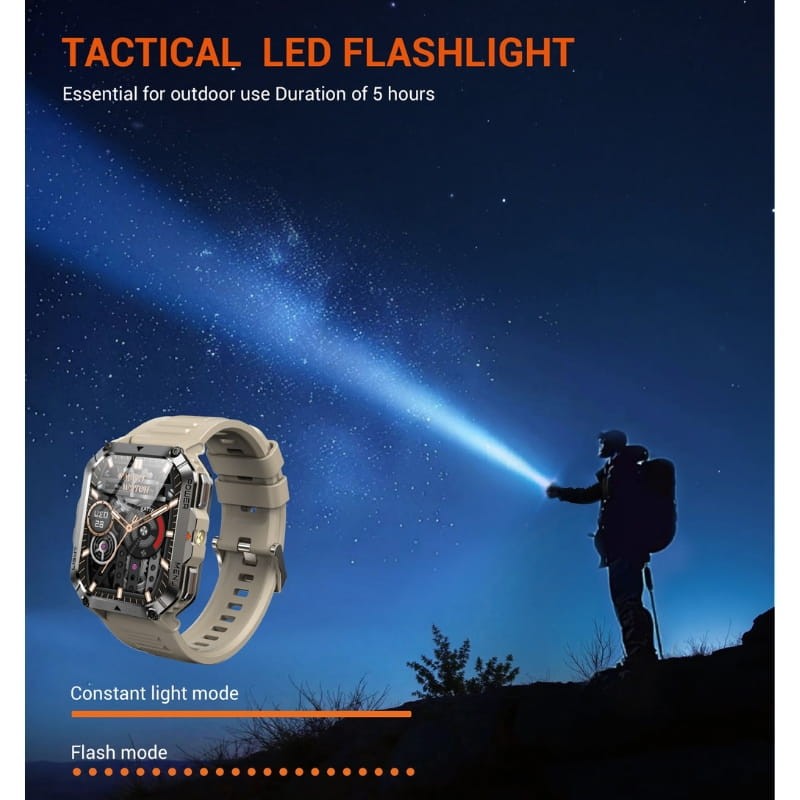 Blackview W70 Pro Beige - linterna integrada