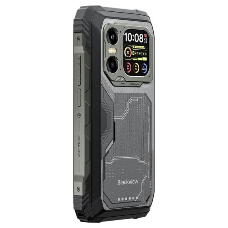 Blackview XPLORE 1 5G 12GB/256GB Preto Robusto - vista traseira a 45 graus
