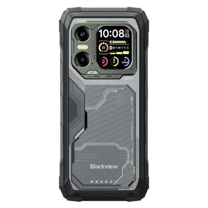 Blackview XPLORE 1 5G 12GB/256GB Preto Robusto - vista traseira