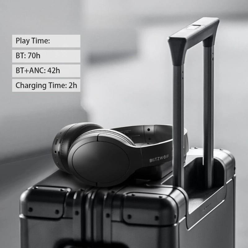 Blitzwolf BW-HP6 ANC Negro - Auriculares Bluetooth - duración de la batería