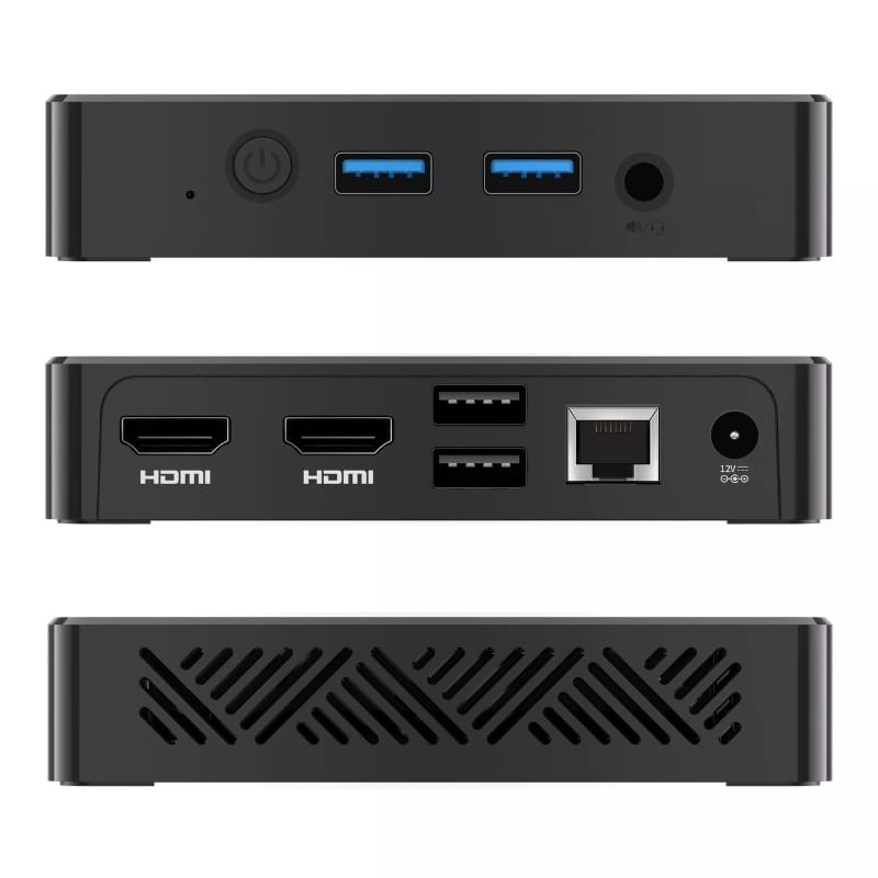 Bmax MaxMini B4 Intel N95 12GB/512GB/W11 Pro - puertos integrados