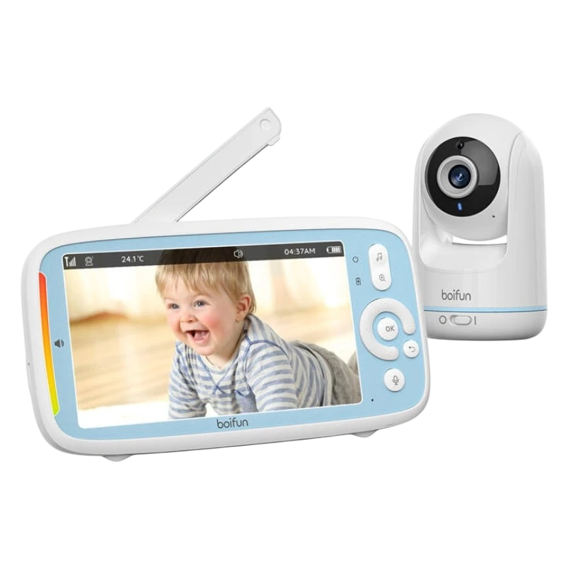 Boifun VB805 720p 5'' Bidireccional Blanco - Vigilabebés