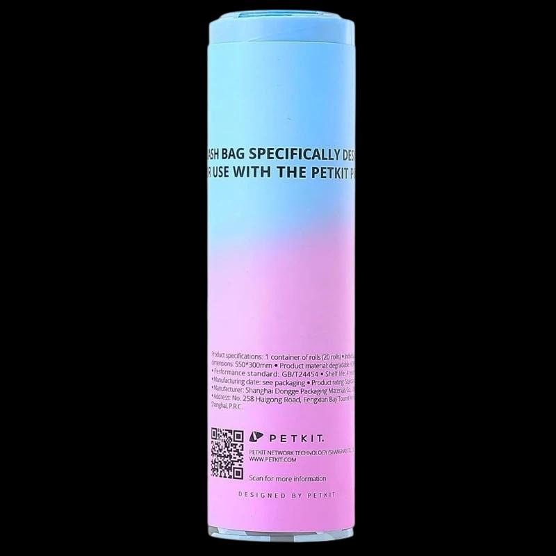 Bolsas de Basura Para areneros PETKIT Pura X / Pura Max / Pura Max 2 - Rollo de 20 Bolsas