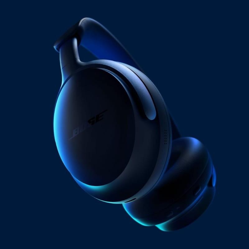 Bose Quietcomfort Ultra Headphones ANC Bleu Pierre de lune - Casque Bluetooth - Vue de dessous
