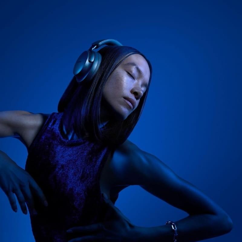 Bose Quietcomfort Ultra Headphones ANC Bleu pierre de lune - Casque Bluetooth - Connectivité sans fil
