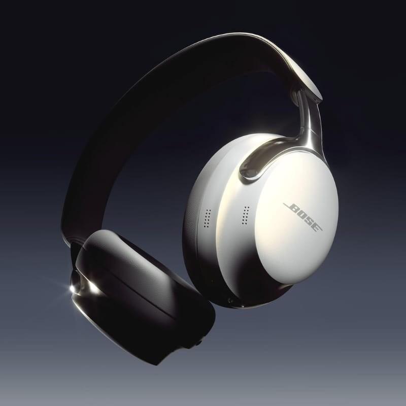 Bose Quietcomfort Ultra Headphones ANC Blanco Diamante - Auriculares Bluetooth - vista inferior