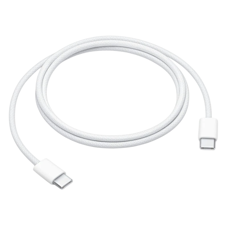 Câble de charge Apple authentique USB-C 60W 1M USB 3.2 Gen 1 Blanc