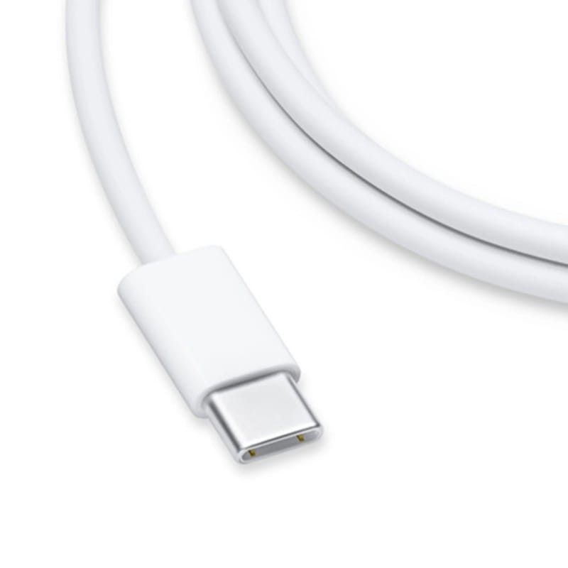 Câble de charge authentique Apple USB-C 60W 1M USB 3.2 Gen 1 blanc - Détail du connecteur
