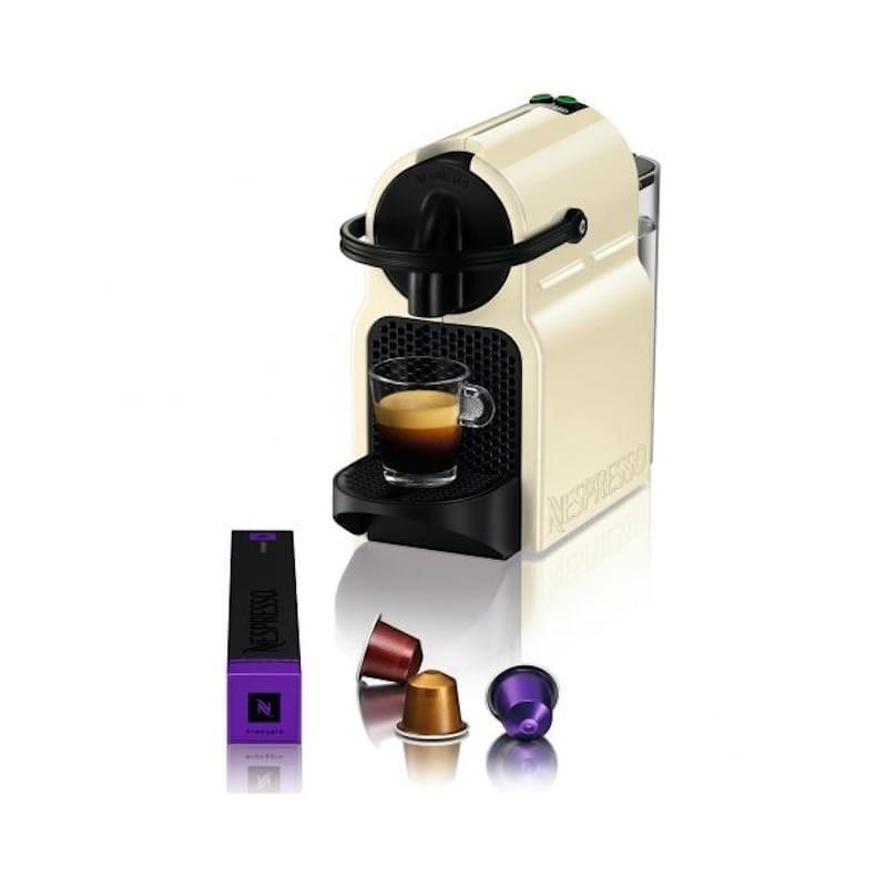 Vista em perspectiva da Cafeteira elétrica De'Longhi EN80CW na cor creme