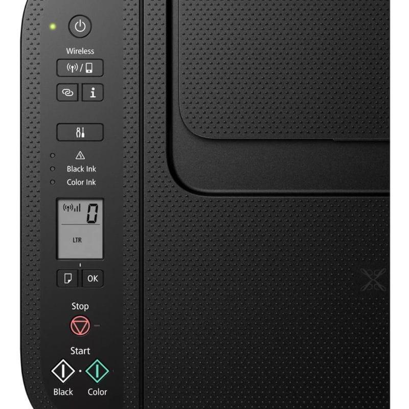 Canon PIXMA TS3550i Tinta a cores WiFI Preto - Impressora a jato de tinta - detalhes do painel de controlo