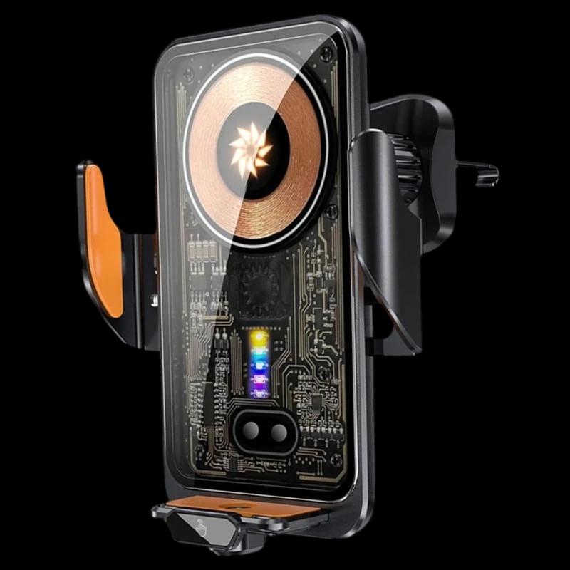 Chargeur sans fil pour voiture C11 Transparent Noir