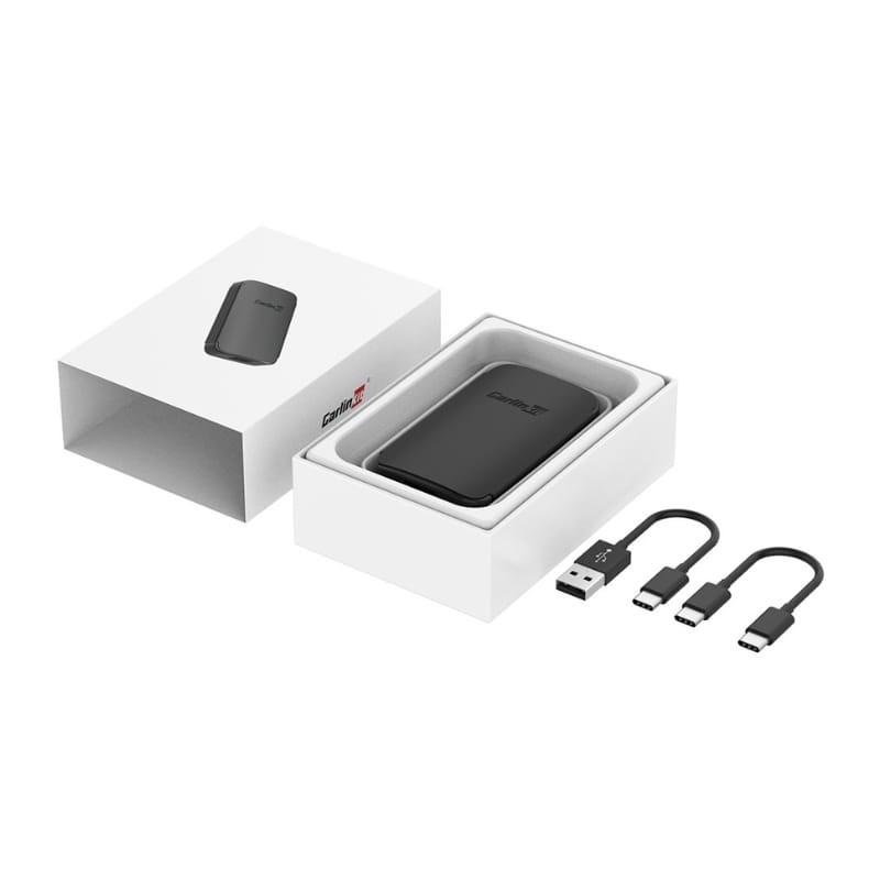 Carlinkit CPC200-A2A Negro - Adaptador Inalámbrico Android Auto - contenido de la caja