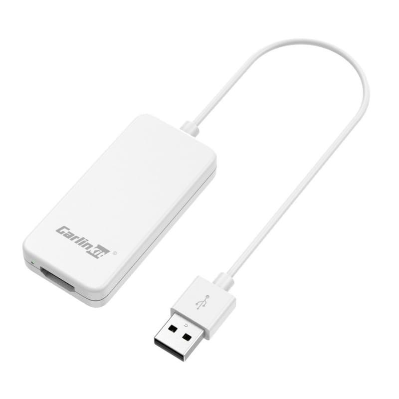Carlinkit CPC200-HD2CP Blanco - Adaptador CarPlay con HDMI - vista a 45 grados
