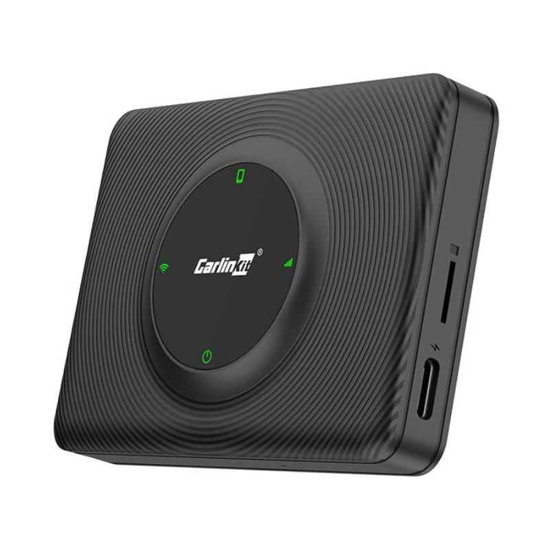 Carlinkit CPC200-T2C Negro - Adaptador Inalámbrico CarPlay/Android Auto - vista a 45 grados