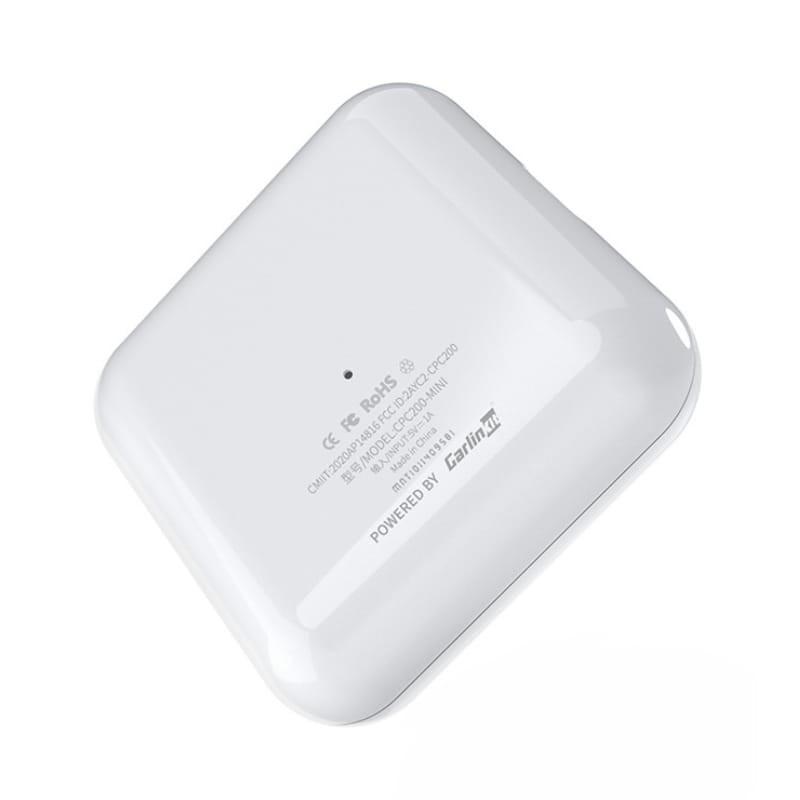 Carlinkit CPC200-U2W-Mini Blanc - Adaptateur sans fil CarPlay - vue arrière