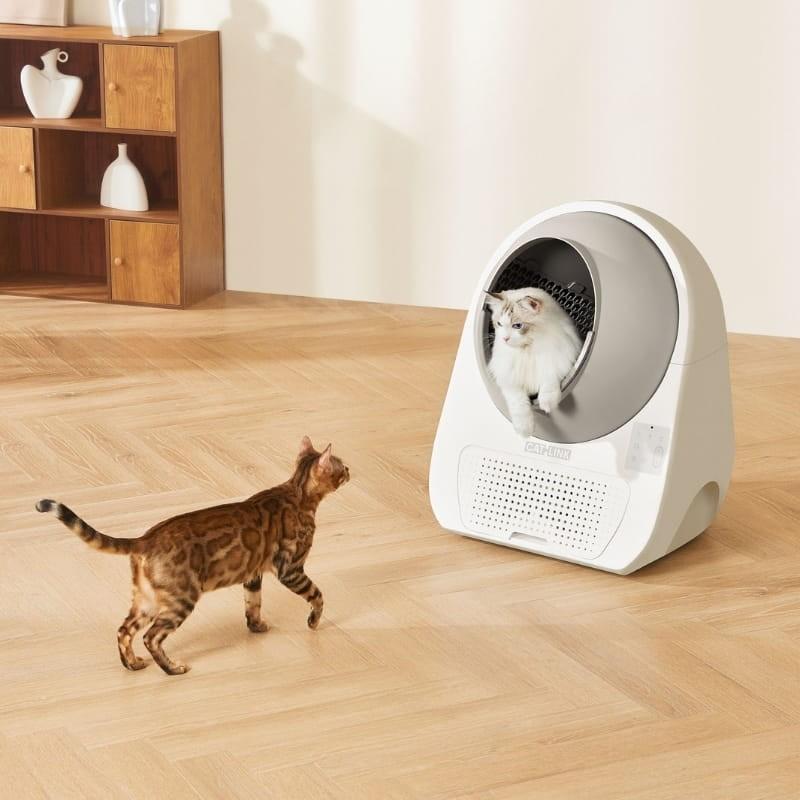 Catlink AI Scooper Pro Ultra Con 5G Camera Streaming y Esterilización UV - capacidad para varios gatos