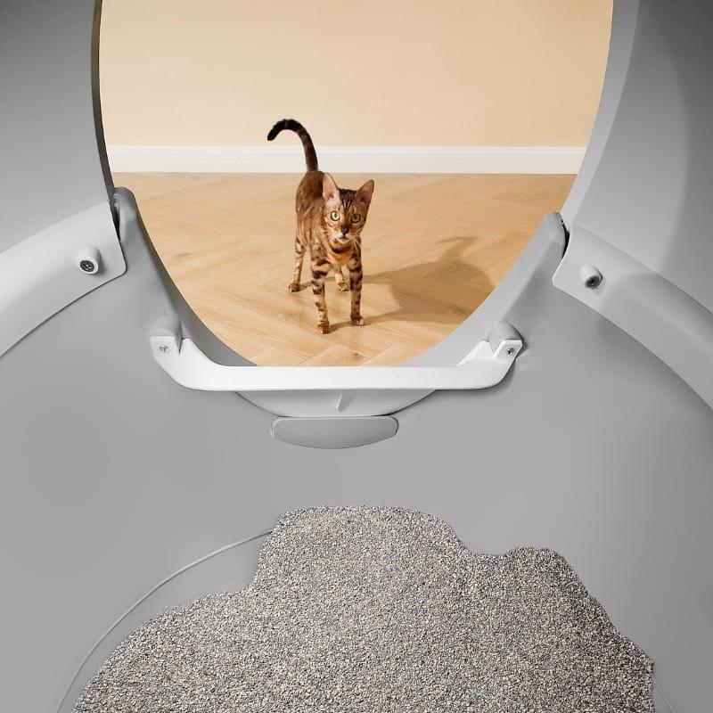 Catlink AI Scooper Pro Ultra Con 5G Camera Streaming y Esterilización UV - depósito de arena