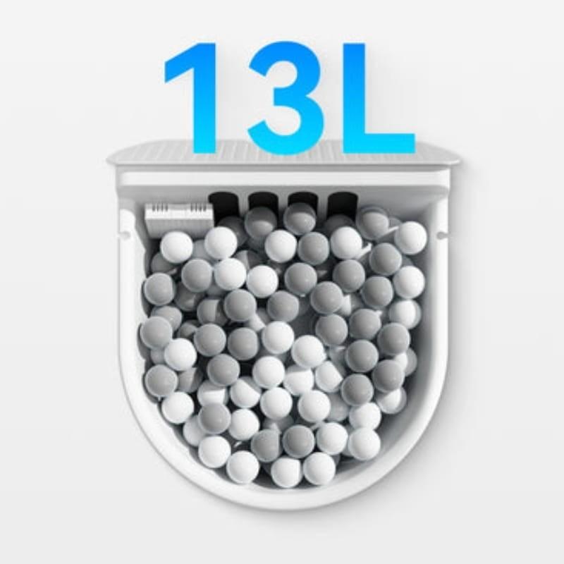 Catlink AI Scooper Pro Ultra Con 5G Camera Streaming y Esterilización UV - capacidad