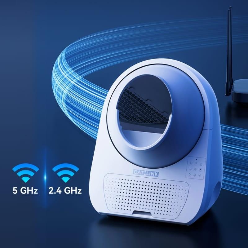 Catlink AI Scooper Pro Ultra Con 5G Camera Streaming y Esterilización UV - conectividad WiFi